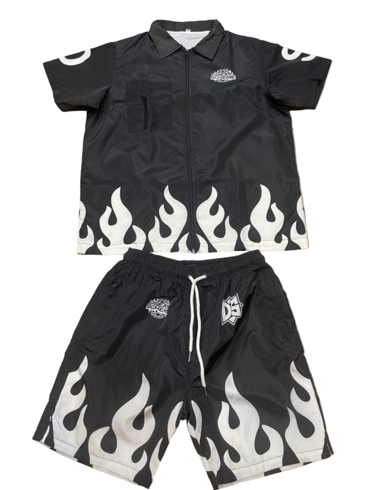 Black Interstate Flame Set