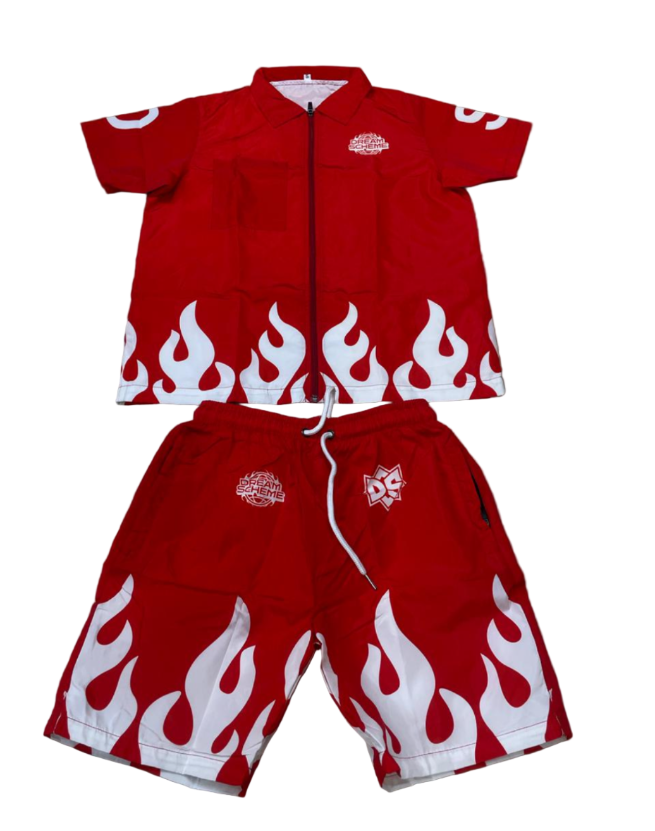 Red Interstate Flame Set