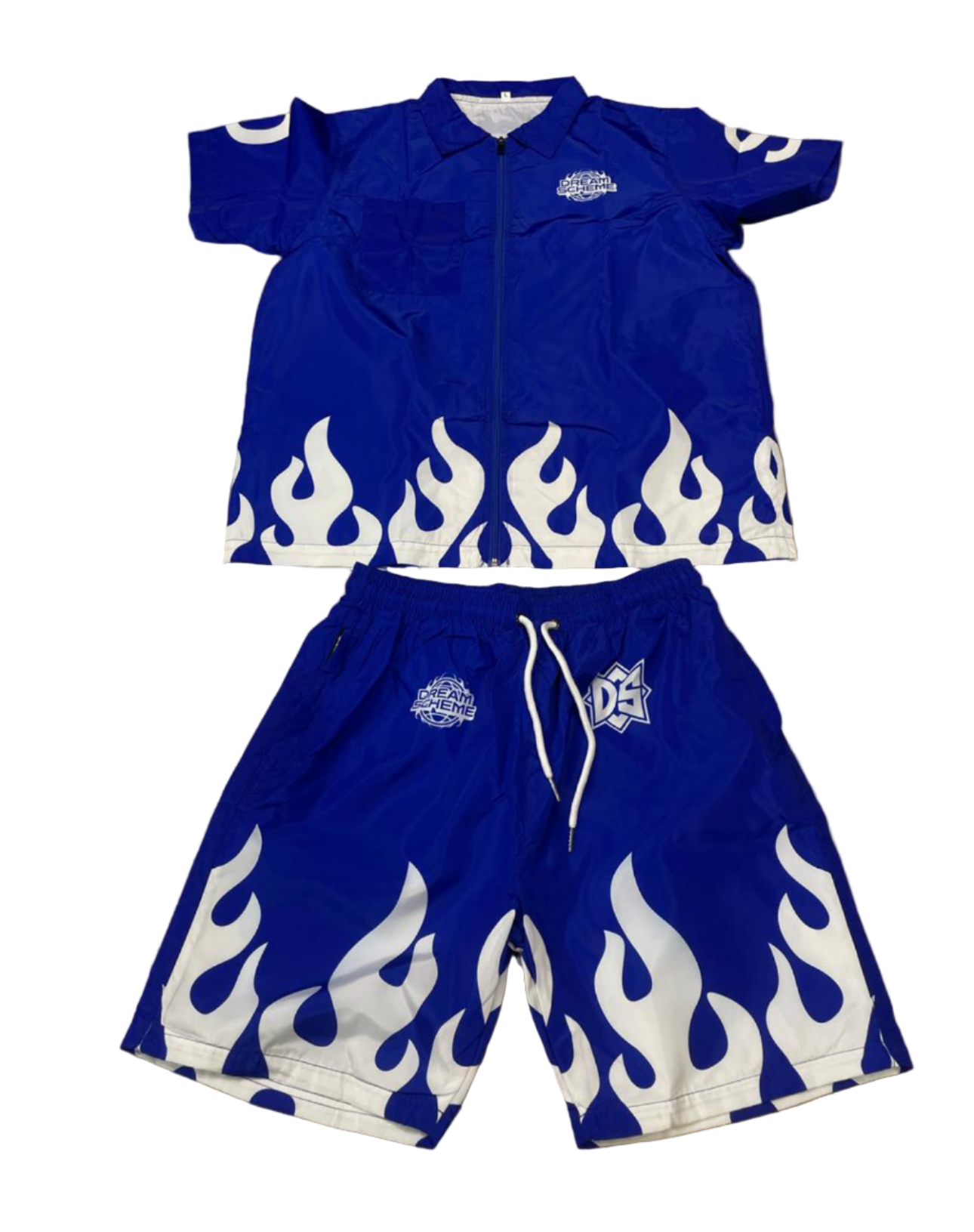 Blue Interstate Flame Set