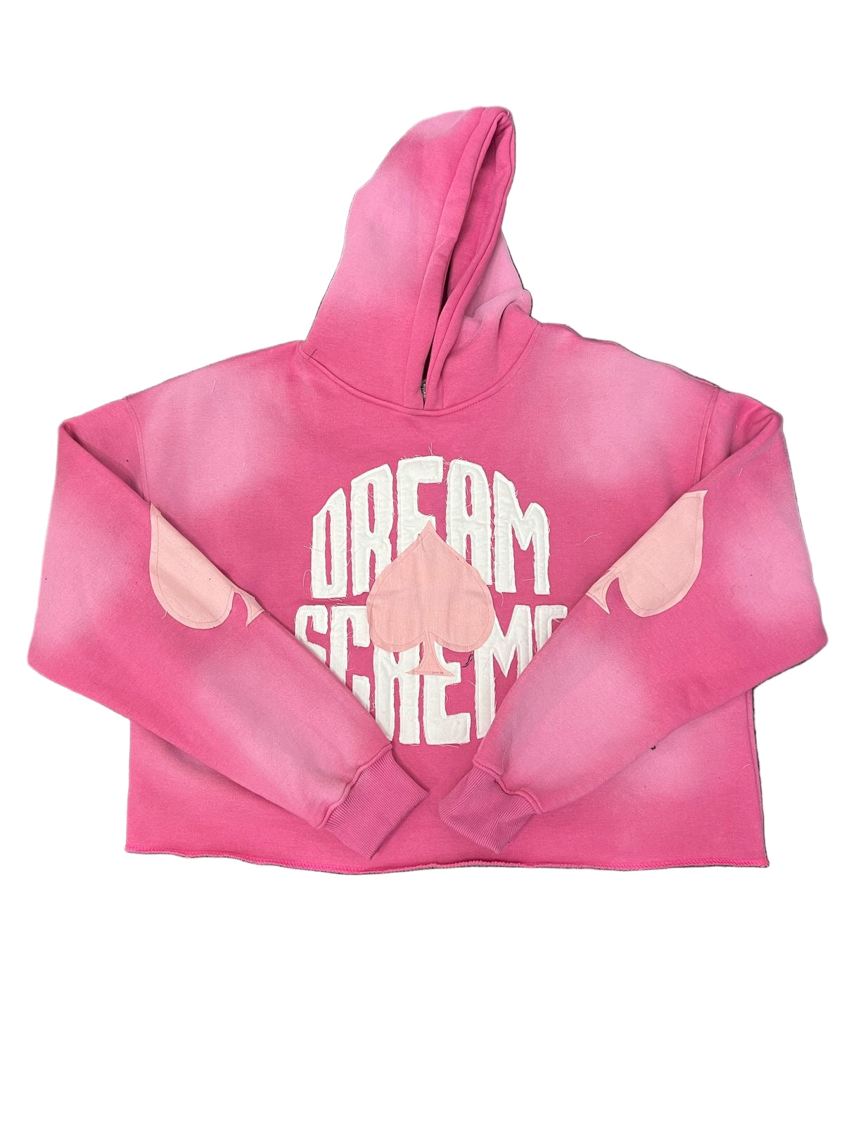 Pink Ace Of Spades Pullover Hoodie