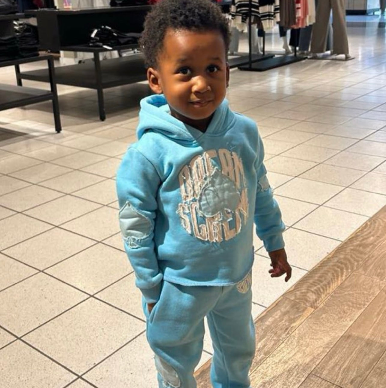 Kids Blue Ace Of Spades Set